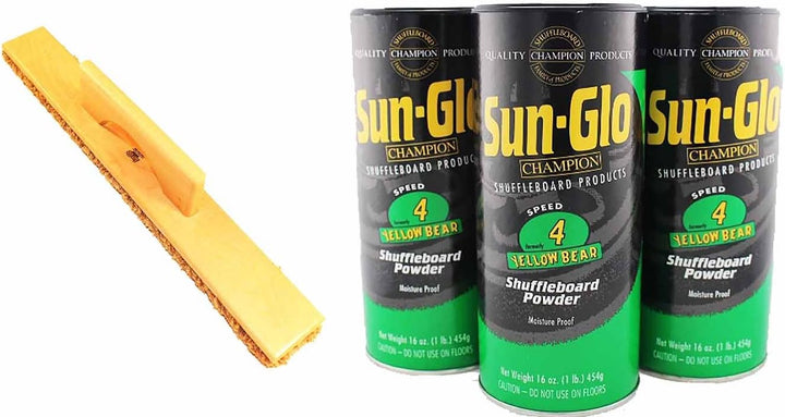 #4 Speed 3 Pk Yellow Bear Shuffleboard Wax