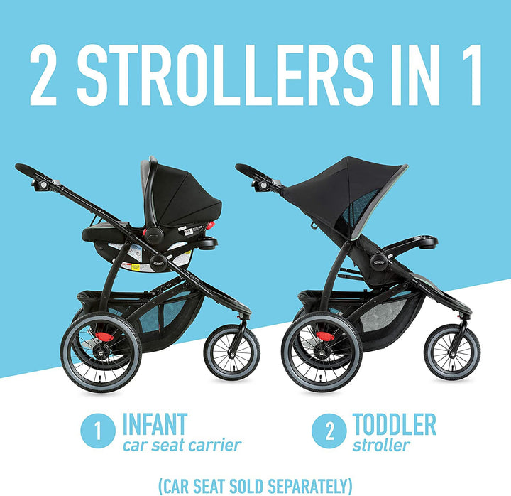 Fastaction Jogger LX Stroller - Drive, Convenient One-Hand Fold, ICS Compatible, Ideal for Parents on the Go