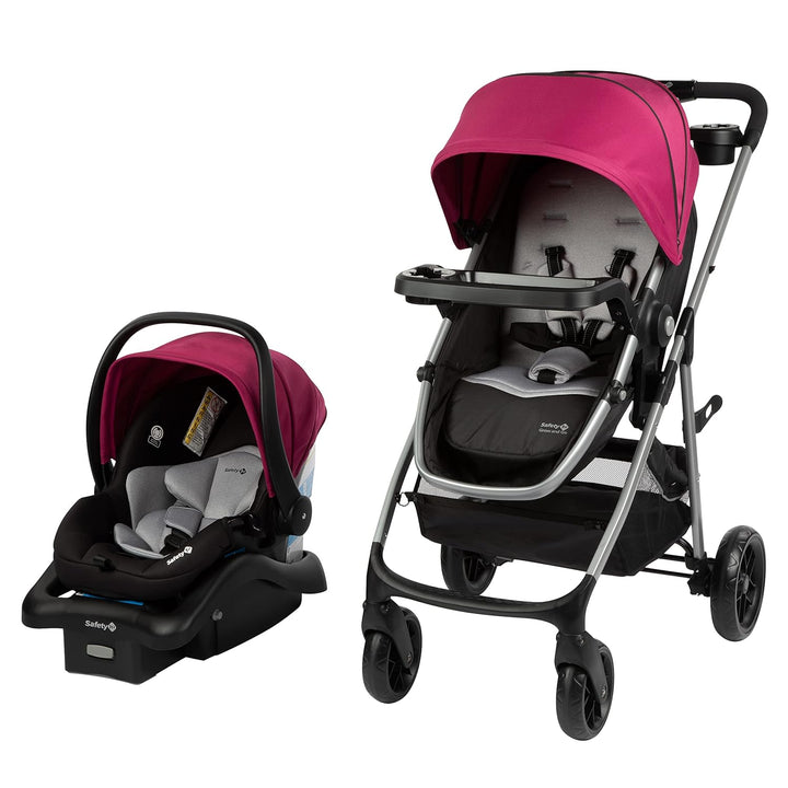 Grow and Go Flex 8-In-1 Car Seat Stroller Combo, Baby Stroller Travel Systems for Infants 4-30 Lbs, Stroller and Carseat Combo Set, Foundry