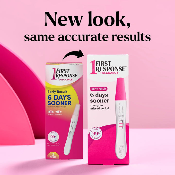 Early Result Pregnancy Test, 3 Count(Pack of 1)(Packaging & Test Design May Vary)
