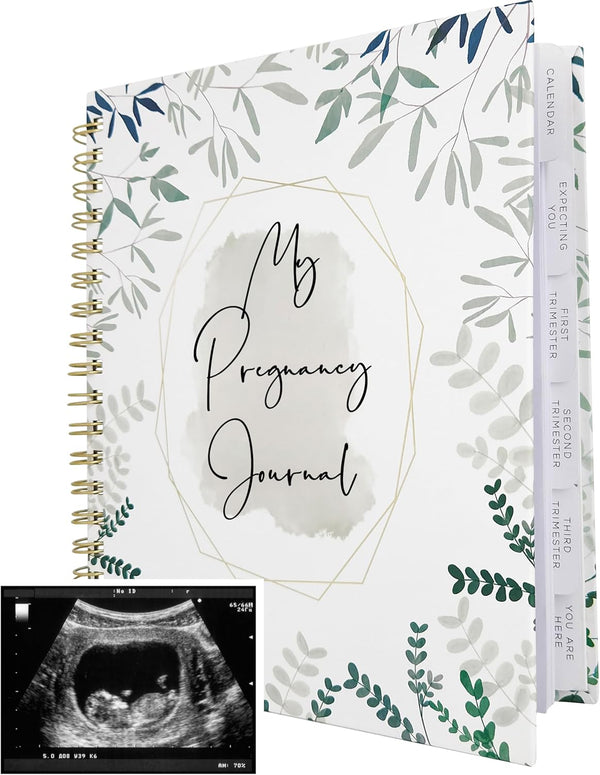 Pregnancy Journal for First Time Moms | Weekly Pregnancy Tracker & Baby Memory Book | 200-Page Pregnancy Planner | Pregnancy Must Haves Keepsake Gift | Premium Hardcover Pregnancy Book for Expecting Moms