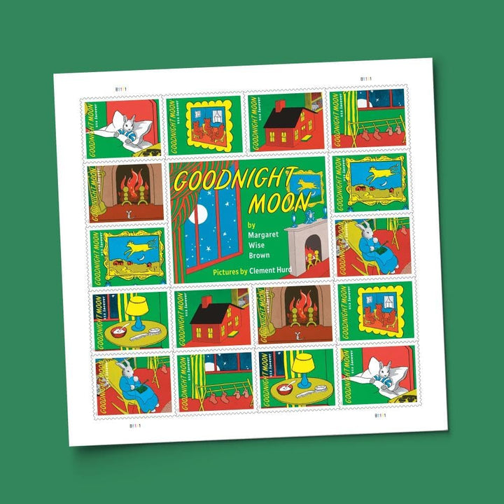 Goodnight Moon 2025 (Sheet of 16) First-Class Mail Forever Postage Stamps