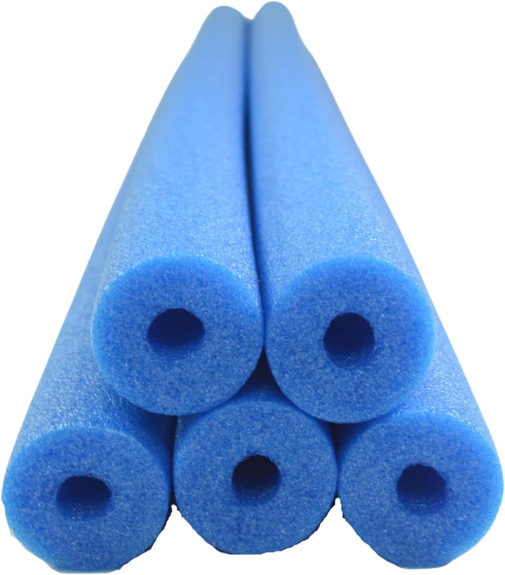 Pool Noodles,  5 Pack of 52 Inch Hollow Foam Swim Noodles, Bright Foam Noodles for Swimming, Floating and Craft Projects