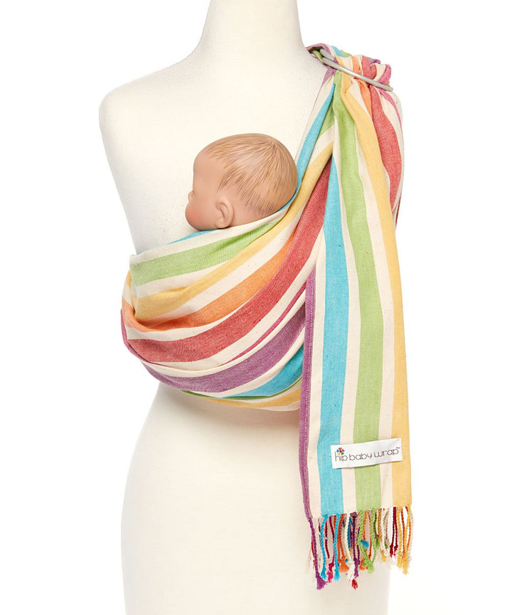 Ring Sling Baby Carrier for Infants and Toddlers - Beautiful, 100% Soft Cotton Baby Wraps Carrier for Babies 8-35 Lbs - Perfect Baby Shower Gifts Moms and Dads - Nursing Cover (Midnight)