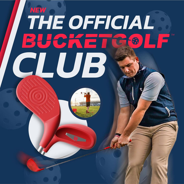 Club - Backyard Outdoor Golf Club with Oversize Club Head to Play , Hit Plastic or Foam Golf Balls in Grass, Parks, Yards