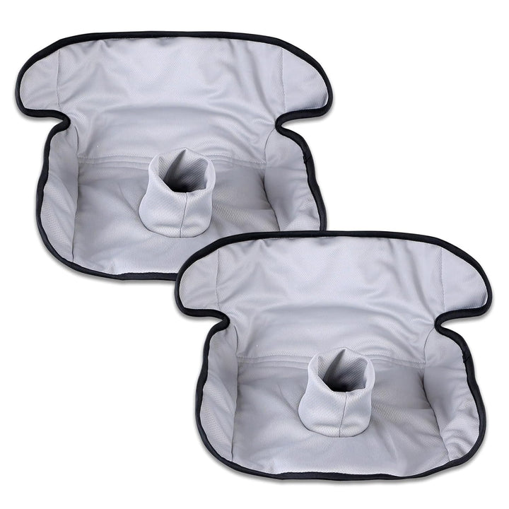 Piddle Pads, Multi-Use and Leak Free Lines for Baby Stroller, High Chair & Car Seat, Waterproof Toilet Training Seat Covers for Toddles (Black (2 Pack))