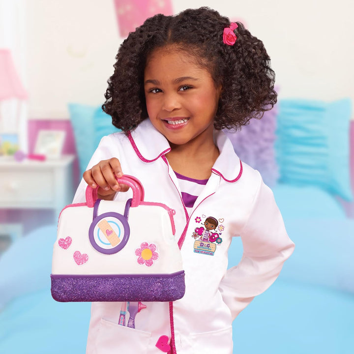 Disney Junior  Toy Hospital Doctor'S Bag Set, 7-Piece Dress up and Pretend Play Doctor Kit, Kids Toys for Ages 3 up by