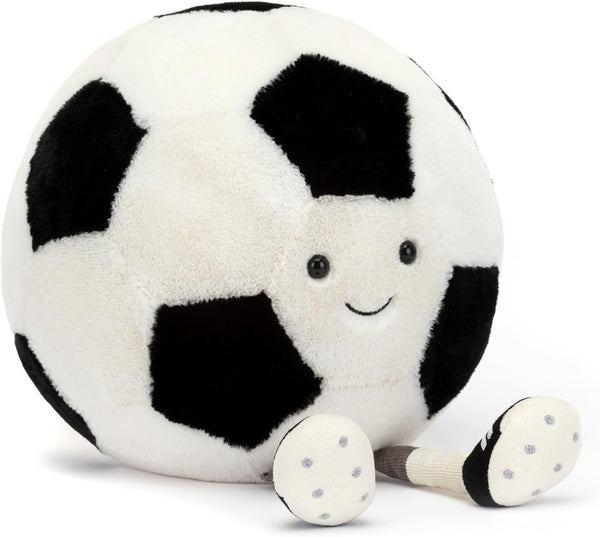 Amuseables Soccer Ball Stuffed Toy, 12 Inches - Soccer Ball Plush Gift for Sports Fans
