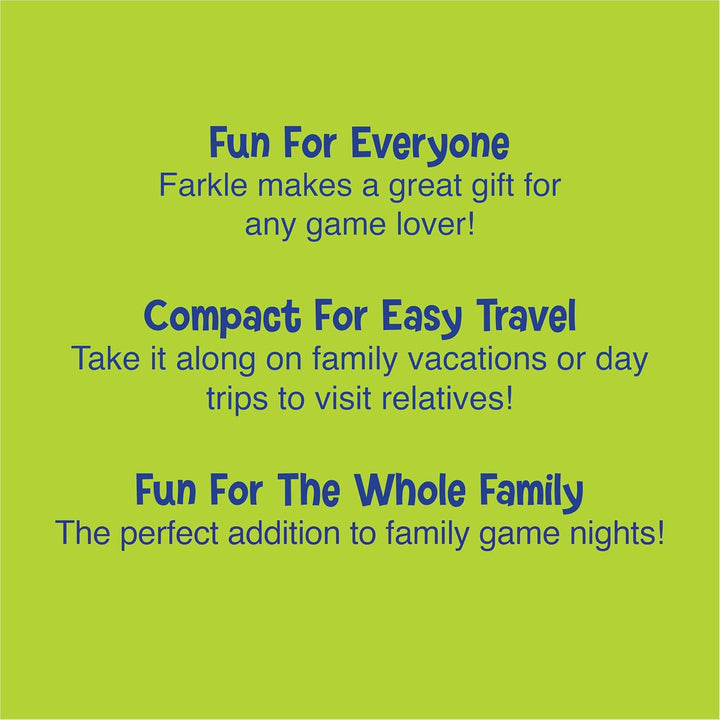 Farkle Classic Dice Game - Family Game Night - Easy to Travel - Ages 8+