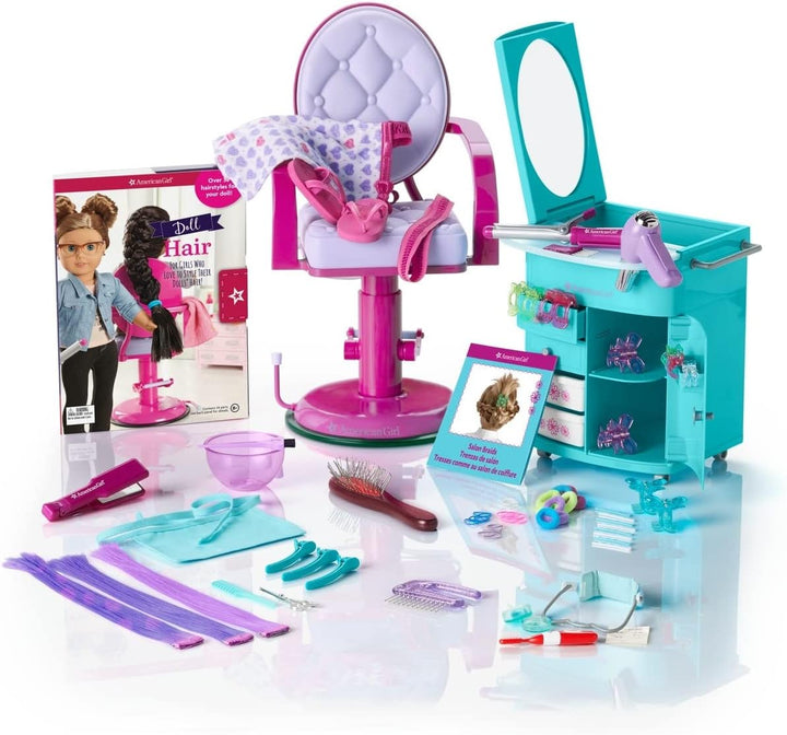 18-Inch Doll Accessories Doll Brush with Sturdy Wooden Handle and Wire Bristles, for Ages 8+