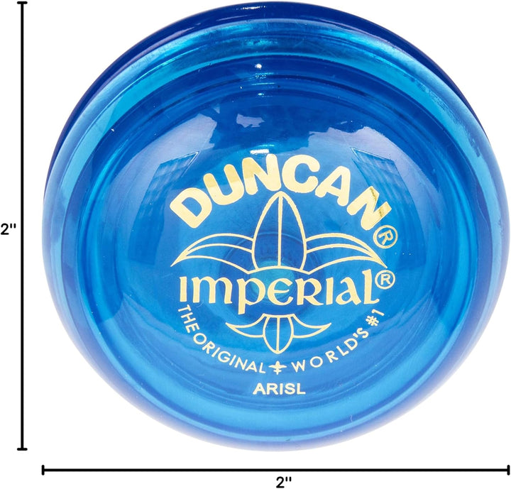 Toys Imperial Yo-Yo, Beginner Yo-Yo with String, Steel Axle and Plastic Body, Blue