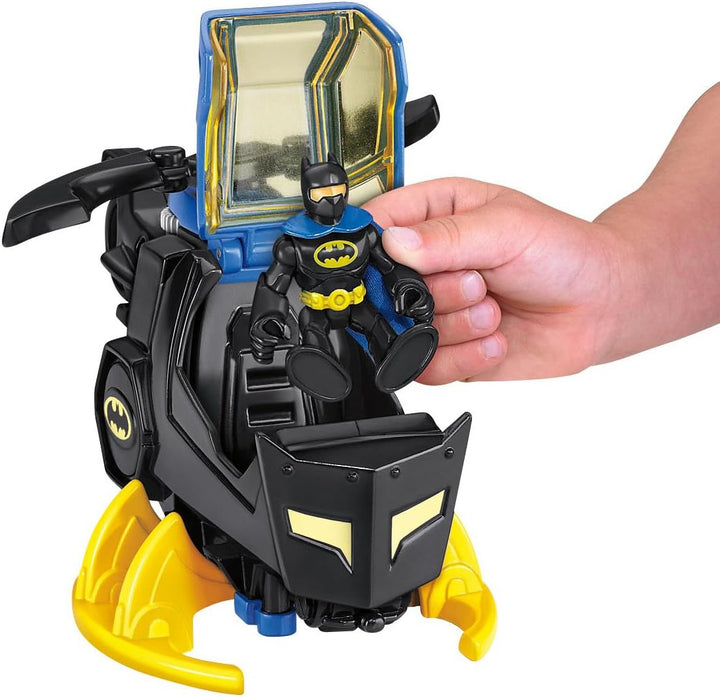 Imaginext DC Super Friends Batman Toy Batcopter Helicopter & Figure Set for Preschool Pretend Play Kids Ages 3+ Years
