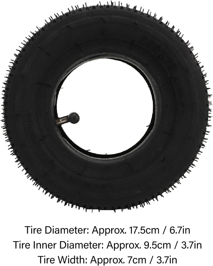 Electric Scooter Tire with Inner Tube, Thickened Electric Scooter Rubber Tire, Outer Tyre Inner Tube for Electric Scooter Part