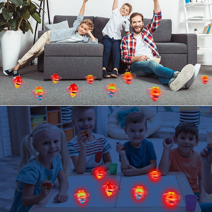 20PCS  Light up Spinning Tops for Kids, LED Light up Flashing Spinning Tops，Gyroscope Novelty Bulk Toys Party Favors