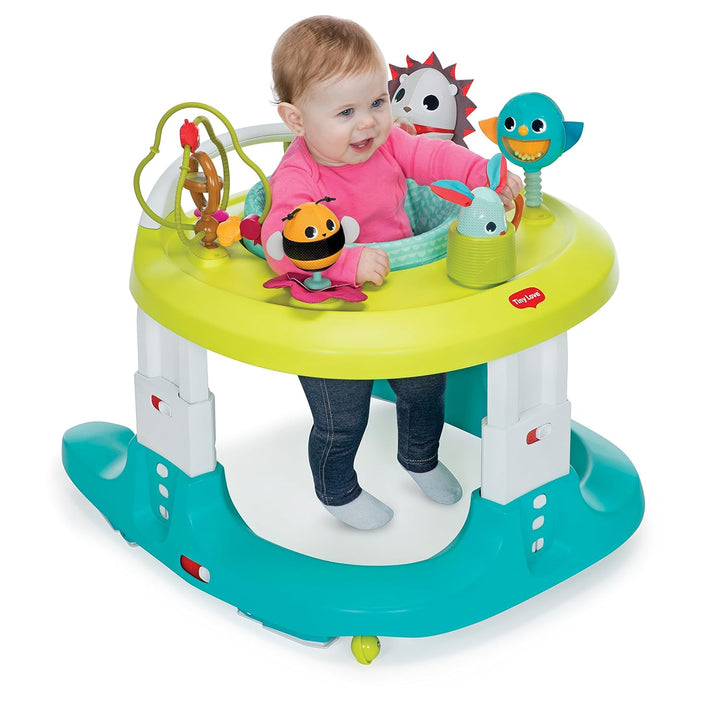 4-In-1 Here I Grow Mobile Activity Center, Baby Walkers and Activity Center, Baby Activity Center with Interactive Toys and Developmental Activities, Meadow Days