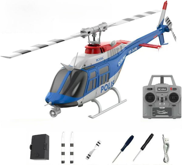 Remote Control Helicopter, C138 Pro RC Helicopter, 2.4G Hz 6 Channels, Six-Axis Gyroscope, Brushless Motor, Optical Flow Positioning, Stable Flight, Suitable for Beginners (Complete Set (1 Battery))