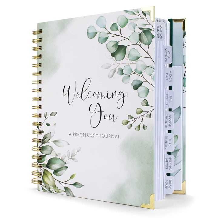 Pregnancy Journal and Memory Book with Stickers and Keepsake Pocket - Lovely Must Have Gift for First Time Moms to Be - the Perfect Planner to Track Your Little Ones Life-Changing Journey