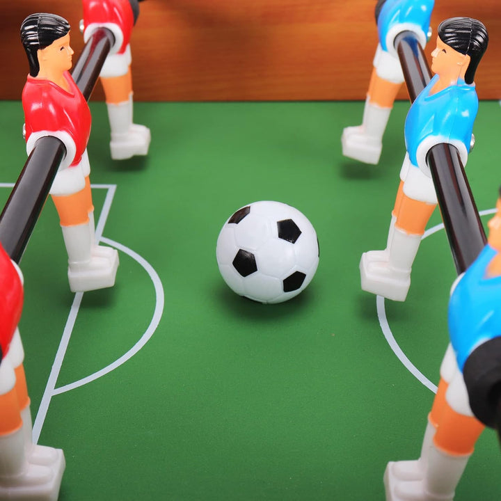 Mini Foosball Table (Upgrade) 20-Inch Foosball Table Adult Size Top Football/Soccer Game Table for Kids Easy to Store