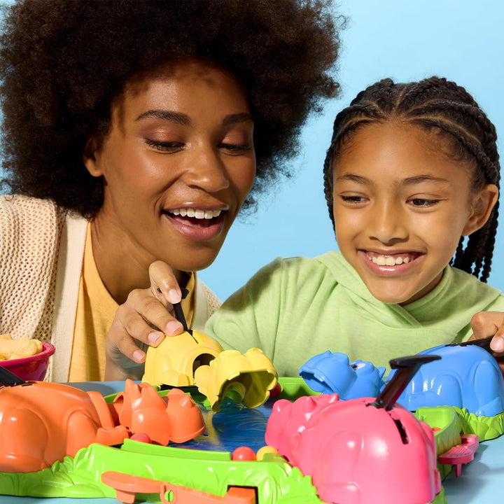 Hungry Hungry Hippos Game for Preschoolers | Instant Marble Relaunch, Easy Set-Up & Storage| Ages 4 and up | 2 to 4 Players | Kids Games