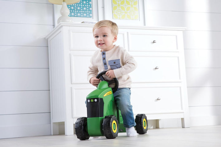 John Deere Ride on Toys Sit 'N Scoot Activity Tractor for Kids Ages 18 Months and Up, Green