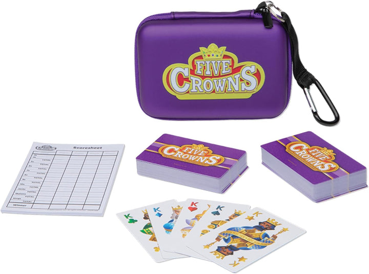 Five Crowns — the Game Isn'T over until the Kings Go Wild! — 5 Suited Rummy-Style Card Game — for Ages 8+