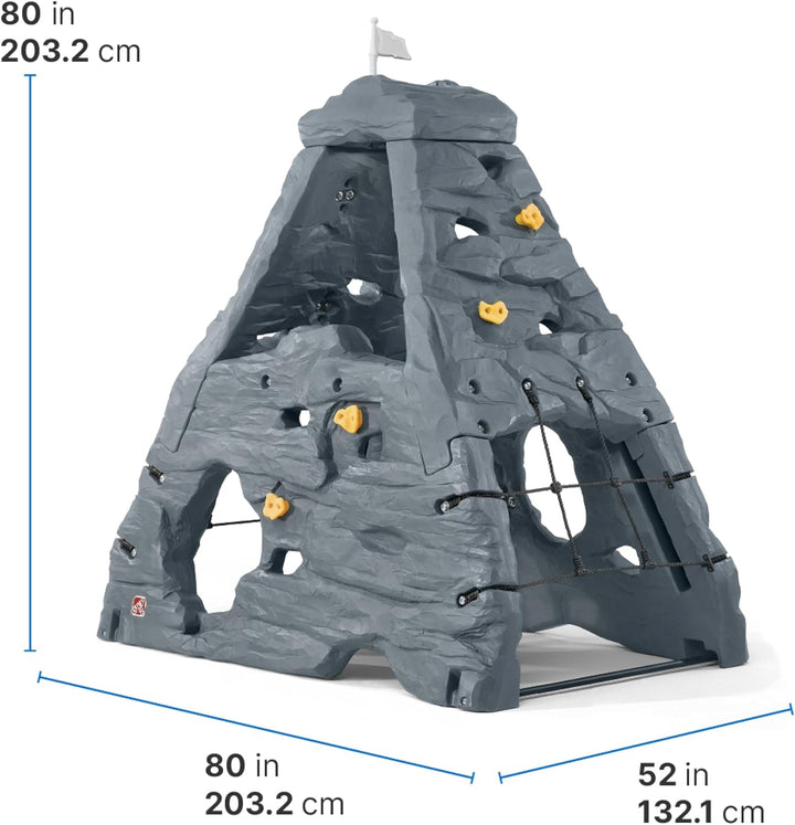 Skyward Summit for Kids, Climbing Wall Playset for Toddlers, Ages 4 –8 Years Old, Easy to Assemble Kids Outdoor Playground for Backyard