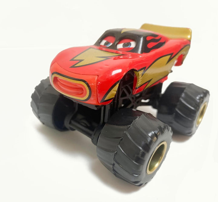 12 Styles Movie Cars 3 Black Storm Jackson Lightning Mcqueen Curz Mater Giant Wheels Cars 1：55 Diecast Vehicles Toys Set Children Car Toy (Big Foot Ambulance)
