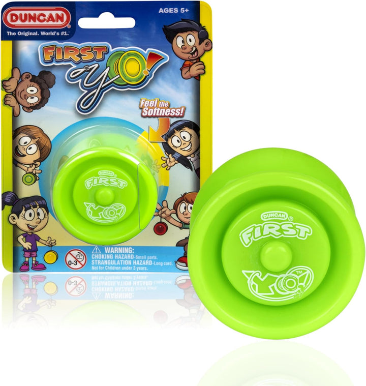 Toys First Yo! - Best Beginner Yo-Yo for Kids, Responsive Yo Yo, Yoyo Toy - Blue/Green