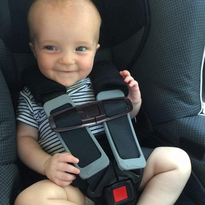 Car Seat Chest Harness Clip and Car Seat Safety Belt Clip Buckle Universal Replacement for Baby and Kids Trend, Adjustable Guard
