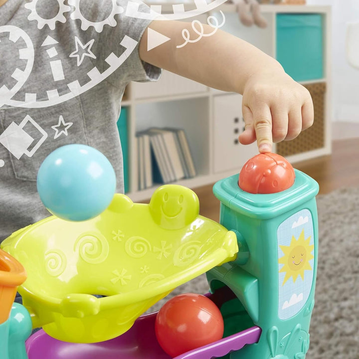 Chase 'N Go Ball Popper Toy for Active Babies and Toddlers with 4 Colorful Balls for Boys Girls and Kids Ages 9, 10, 11, 12 Months and Up
