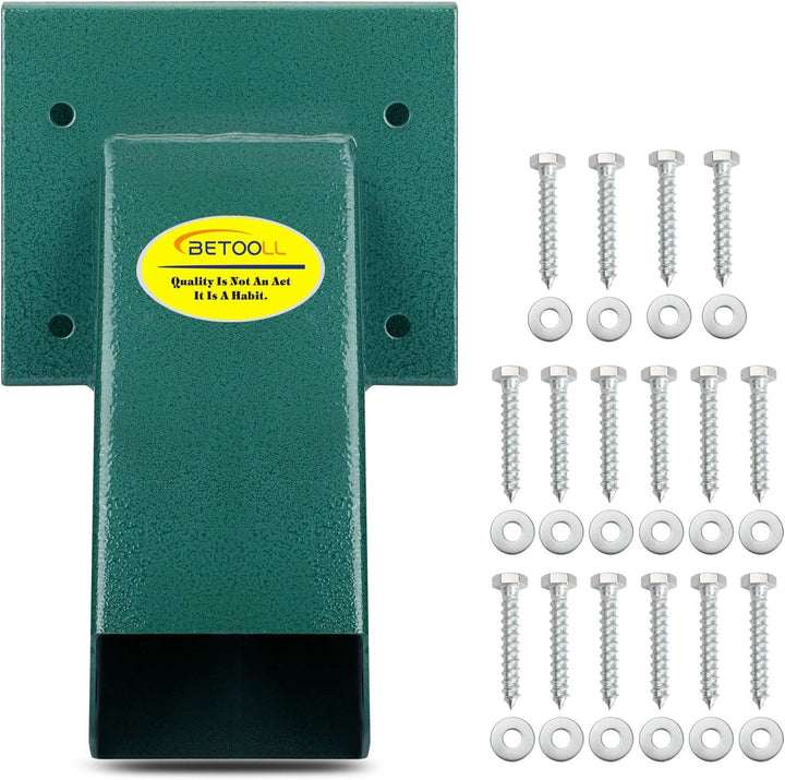 A-Frame 2 Brackets Swing Set Bracket with Mounting Hardware (Green)