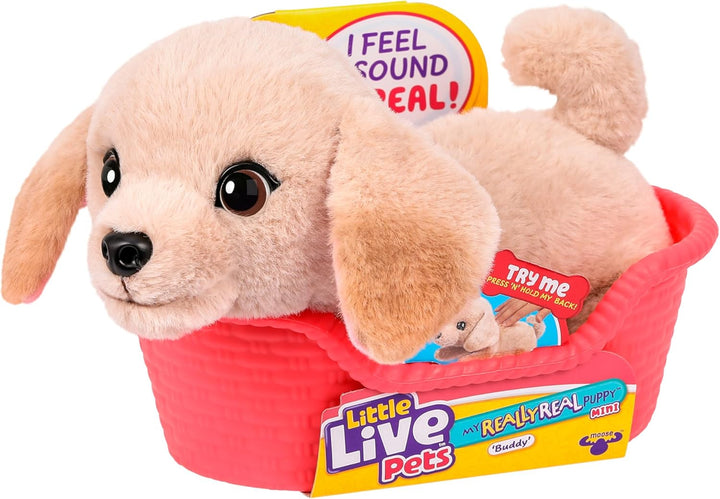 My Really Real Puppy Patches the Beagle, Interactive Realistic Toy Dog with 60+ Sounds and 2-In-1 Bed, Lifelike Puppy for Ages 5+