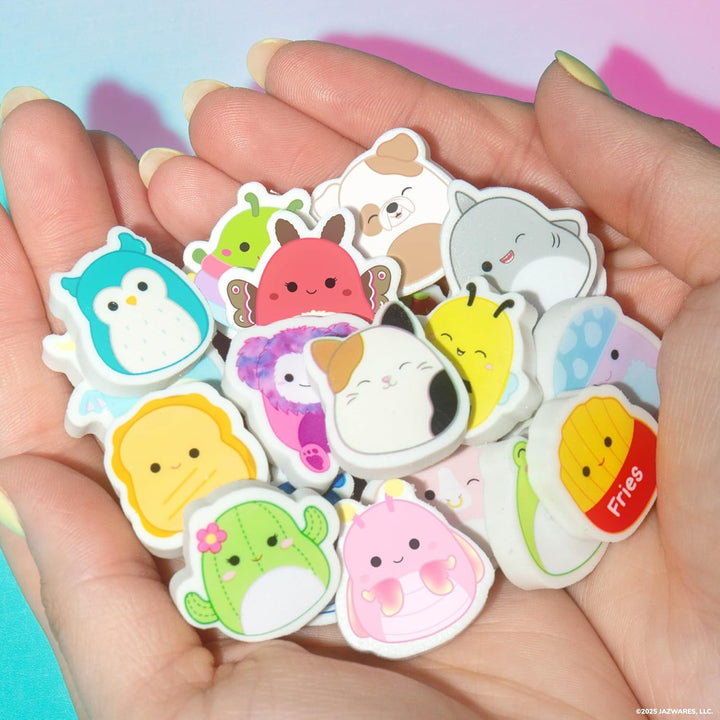 Original Squishmallows Mini Eraser Set, 25 Small Squishmallows Erasers, Cute School Supplies, Cute Stationery Supplies, Fun Office Supplies, Kids Journal Accessories, Sketch Journal Stationery