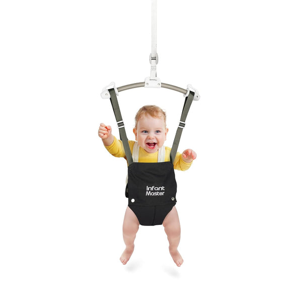 Baby Doorway Jumpers, Sturdy Johnny Jumper Adjustable 10.8"-23.6" Strap, Soft Baby Johnny Bouncer W/Seat Bag, Protable Doorway Jumper and Boucer for Baby, Ideal Gift for Infant