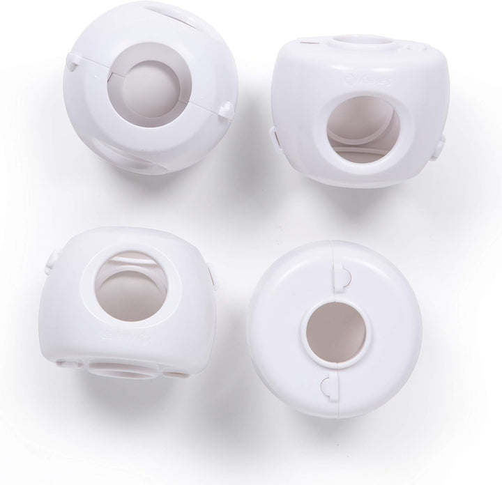 Parent Grip Door Knob Covers, White, One Size,4 Count (Pack of 1) (HS3260600), Packaging May Vary
