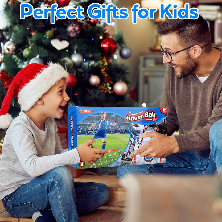 3 in 1 Hover Soccer Ball Toddler Hockey Set with LED Lights Indoor Toys for Kids Soccer Gift for Boys 6-8 8-12 Kids Sports Soccer Games 3 4 5 6 7 8 Year Old Boy Age 4-8 Birthday Gift