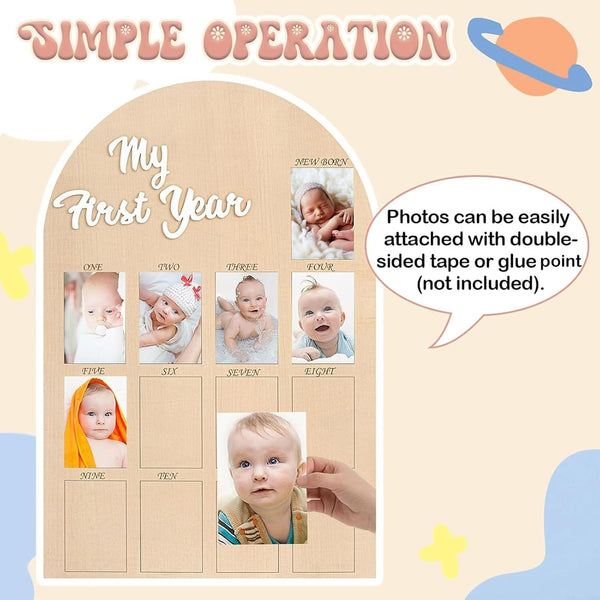 Baby Memory Book for Boy or Girl - First 5 Year Keepsake Album from Pregnancy to Age Five - Baby Book to Record Baby'S Milestones and Photos - 1St Gender Neutral Photo Books for Newborn Babies