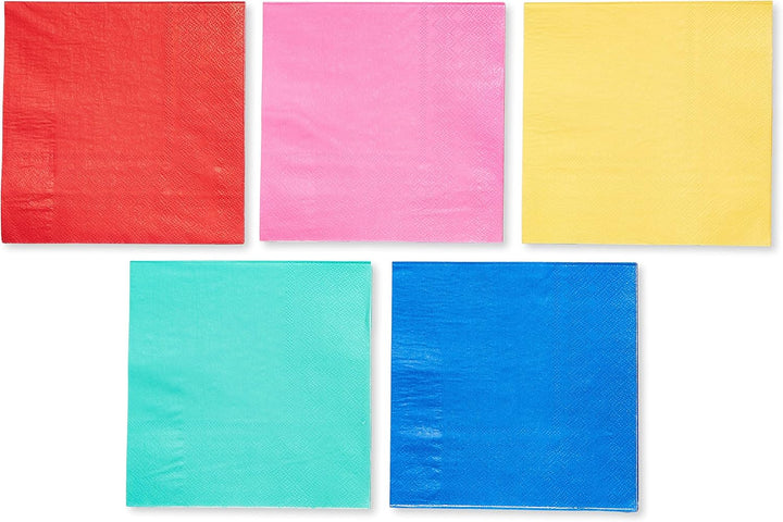 50-Count 9 In. X 9 In. Rainbow Paper Dinner Plates