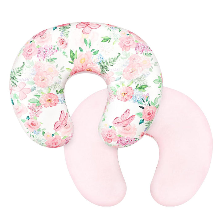 Nursing Pillow Cover 1 Pack, Removable Nursing Pillow Cover for Breastfeeding Pillows, Super Soft Comfortable Slipcover for Boy and Girls, Purple Floral