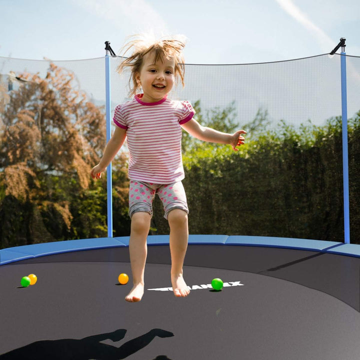 Trampoline Pad, 8Ft 10Ft 12Ft 14Ft 15Ft 16Ft Trampoline Replacement Safety Pad, No Holes for Pole, Waterproof Trampoline Accessories Spring Cover