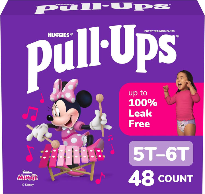Girls' Potty Training Pants, Size 3T-4T Training Underwear (32-40 Lbs), 112 Count (4 Packs of 28)