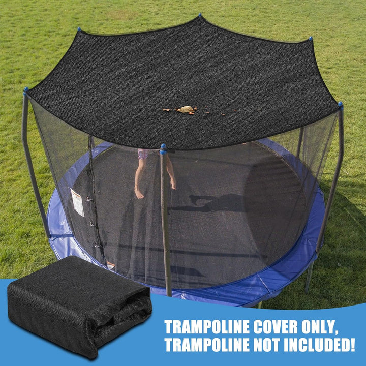 Trampoline Top Shade Cover, Thickened 14Ft Soft Outdoor Trampoline Sun Protection Cover