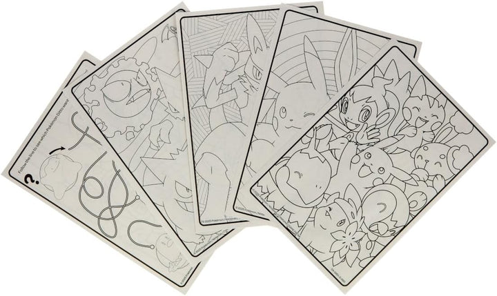 Giant Pokemon Coloring Book (288 Pages), 2 Sticker Sheets, Coloring Book for Kids & Adults, Travel Activity, Pokemon Gift for Kids, 3+