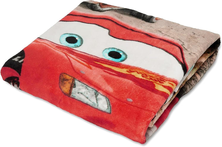 Pixar Cars Blanket Set - Bundle with 45X60 Lightning Mcqueen Blanket, Stickers, More |  Bed Sheets, Cars Room Decor for Boys