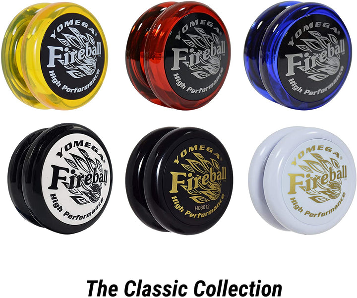 Fireball Yoyo -HIGH Performance Responsive Transaxle Yoyo, Great for String Tricks for Advance Players to Perform like Pros + Extra 2 Yo Yo Strings & 3 Month Warranty (Red/Black)