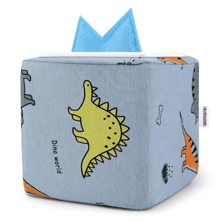 Cover for Toniebox Protective Felt Sleeve for Tonie Box Ears, Dinosaur Pattern