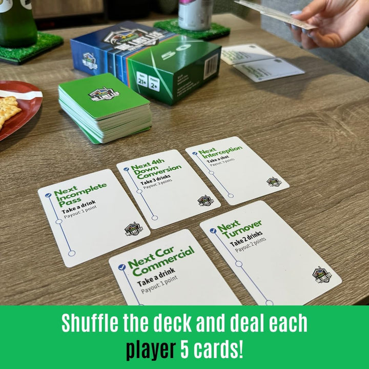 the Last Leg - Live Football Drinking Game. Perfect for Game Days, Tailgates, Parties, and Pre Games.
