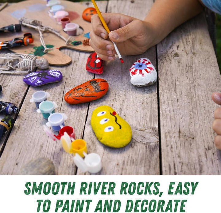 40 Large River Rocks for Painting - Stimulate Your Children’S Creativity with Our Painting Rocks for Kids - Flat and Smooth - Fun & Engaging Rock Painting with the Family - 2-4 Inches