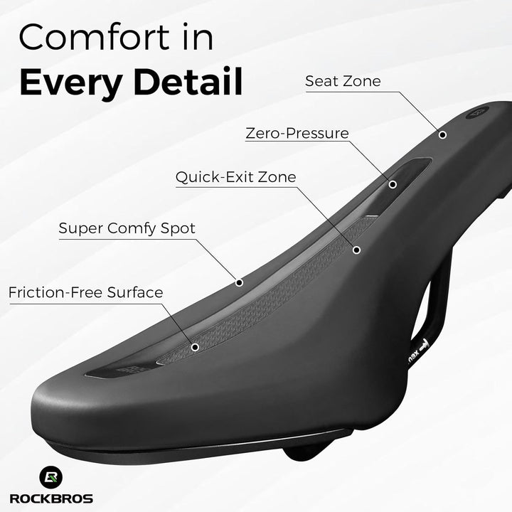 Kids Bike Saddle Youth Replacement Bike Seat Kids Bicycle Seat with Ergonomic Design -3 Zone Concept - Waterproof, Enhance Young Little Riders for BMX, MTB & Road 16" to 24"
