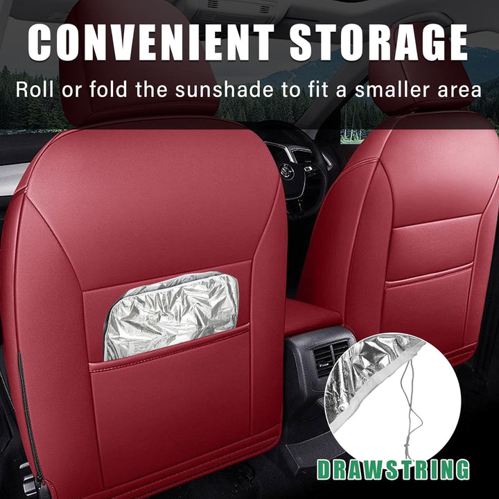Baby Car Seat Sun Shade Cover, Infant Auto Seats Heat Protector Keeps Baby'S Carseat at Cooler Temperature, Blocks Out Heat & Sun UV Covers, Universal Baby Travel Accessories